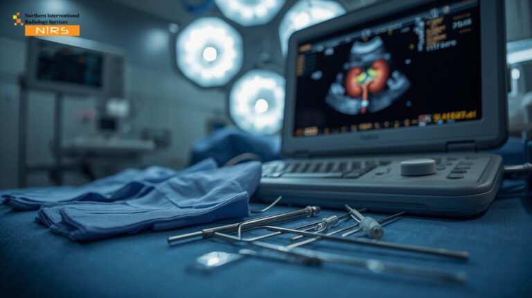 Percutaneous Nephrostomy in Lahore with catheter kit and ultrasound imaging