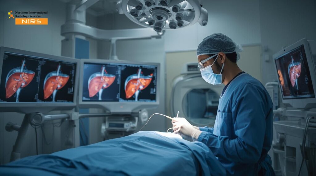 TACE Treatment in Lahore procedure room with interventional radiologist