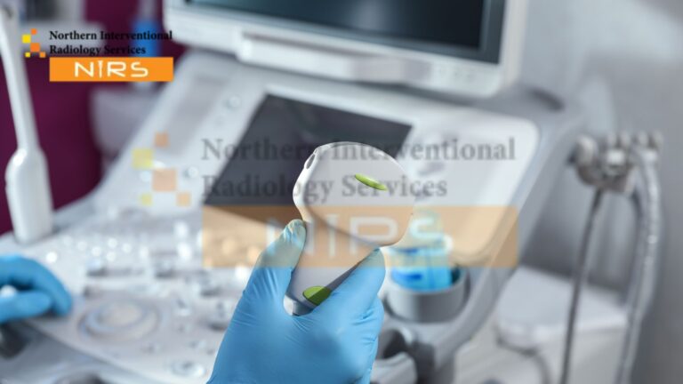 Expert radiologist performing ultrasound-guided lung biopsy in Islamabad using image-guided techniques